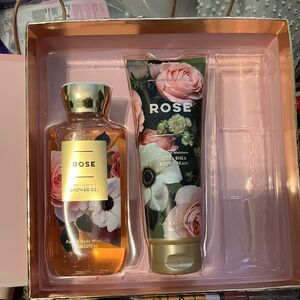 Bath & Body Works Rose Shower Gel and Body Cream Set